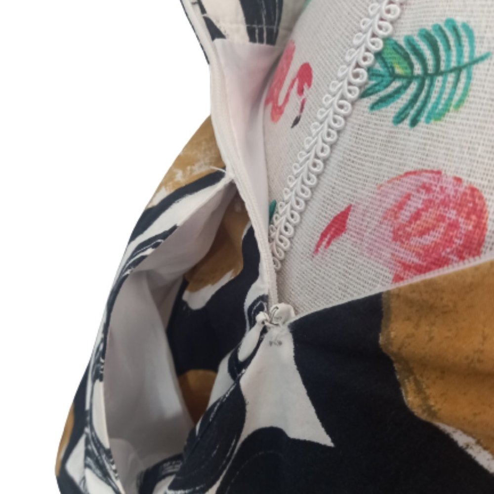 M.N.G Suit (Mango) balloon style skirt with circle print (Size 8) - Picture 4 of 6